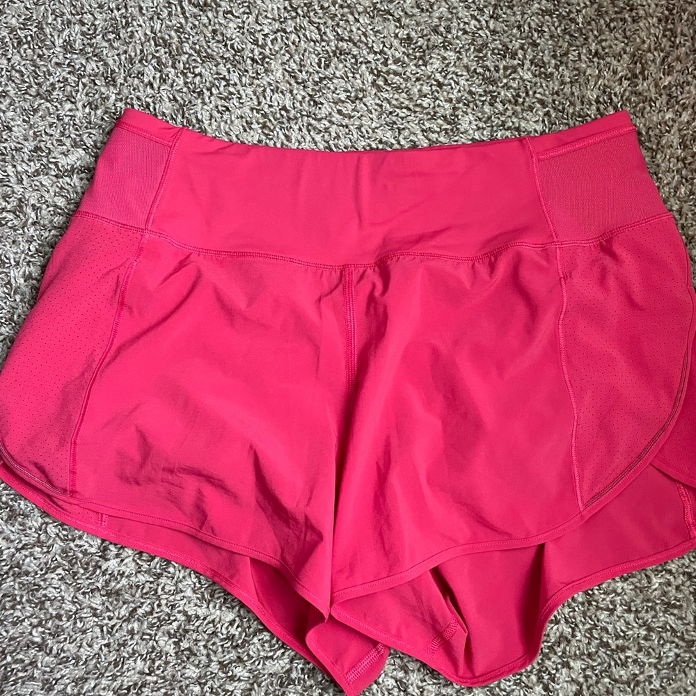 Hot pink Lululemon shorts